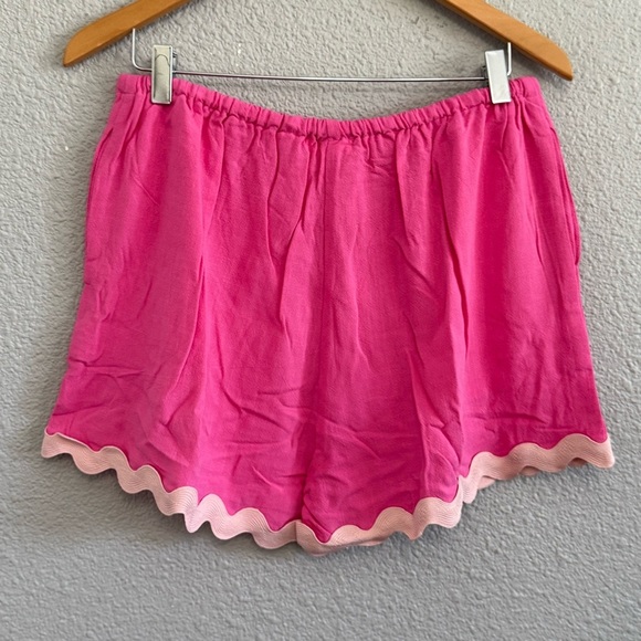 Anniewear Scallop Ric Rac Trim Sleeveless Top‎ and Short Set NWOT - Picture 7 of 8